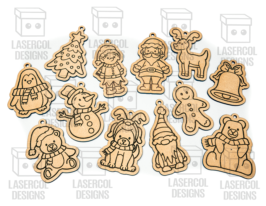 Christmas Ornaments - Laser Cut Files product image (3)