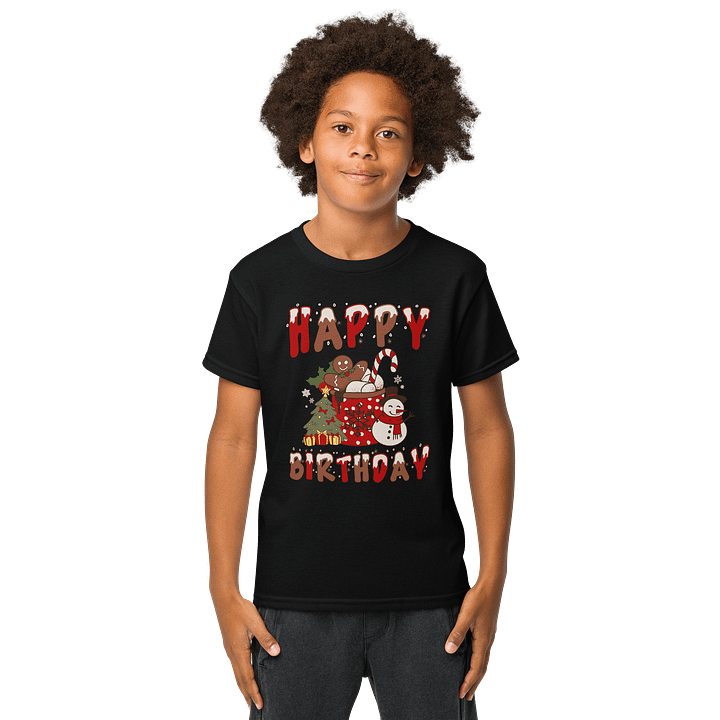 Happy Birthday (Christmas) Kids T-Shirt product image (1)