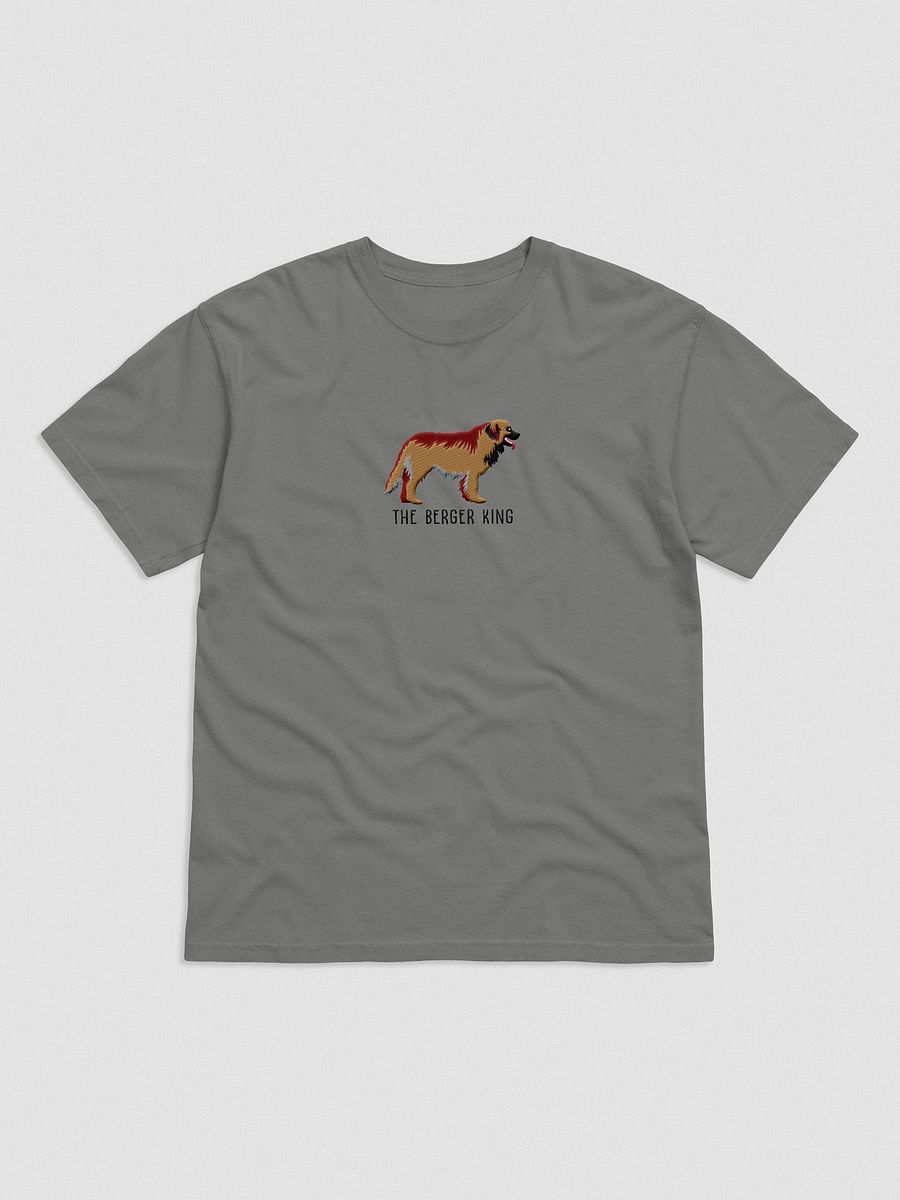 The Berger King T-Shirt(Embroidered) of a Leonberger product image (4)