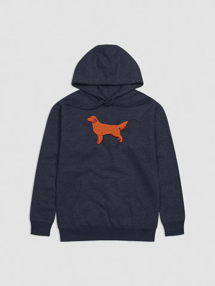 Golden Retriever Profile Premium Embroidered Hoodie product image (1)