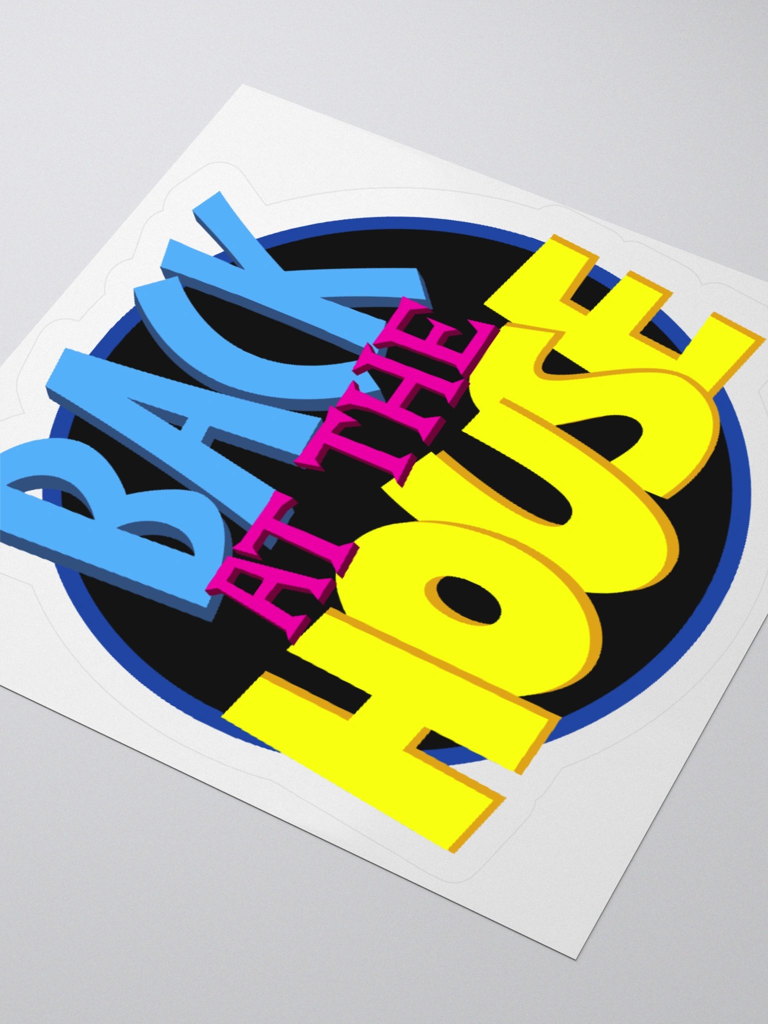 Back at the House Sticker product image (8)