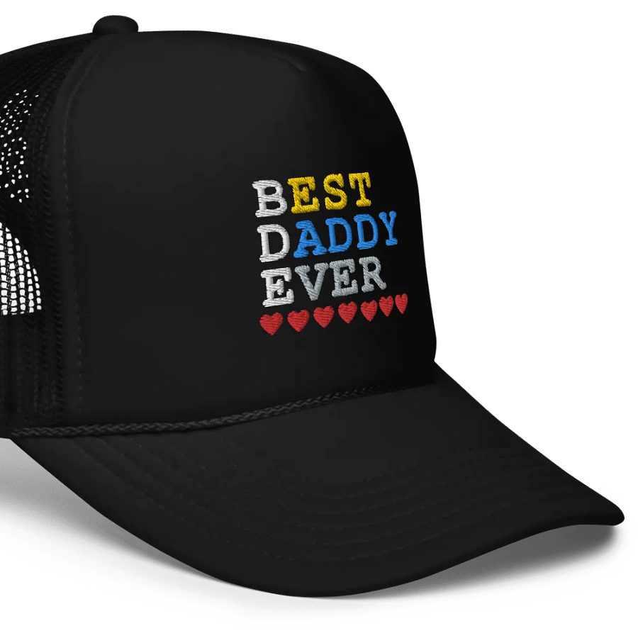 Best Daddy Ever Otto Foam Trucker Hat product image (5)