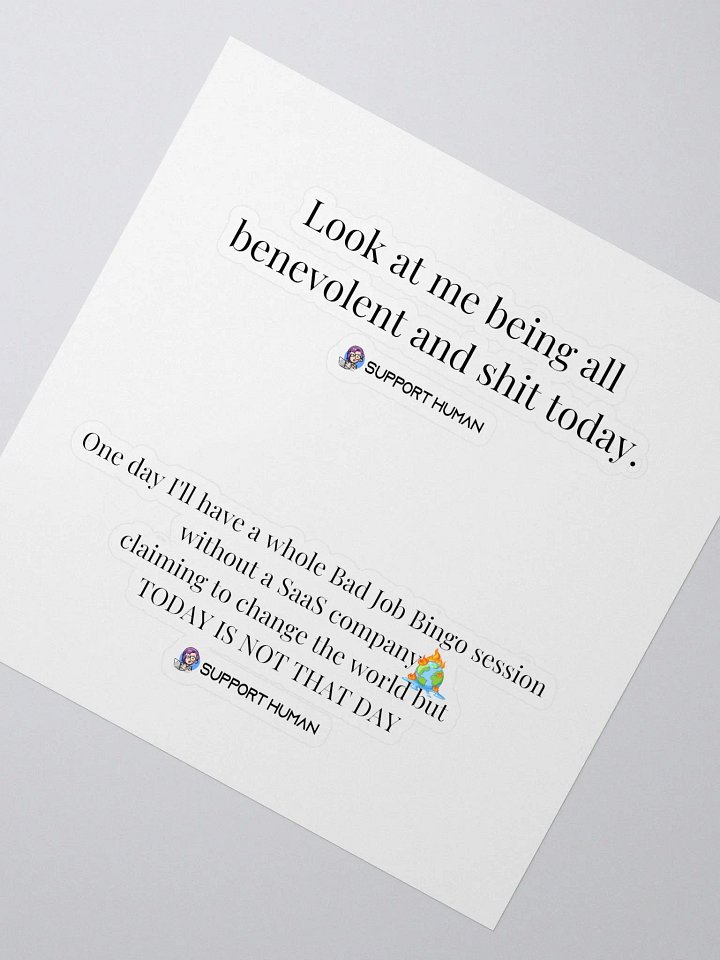 The Best of BJB Stickers: Maybe (Not) Today product image (2)