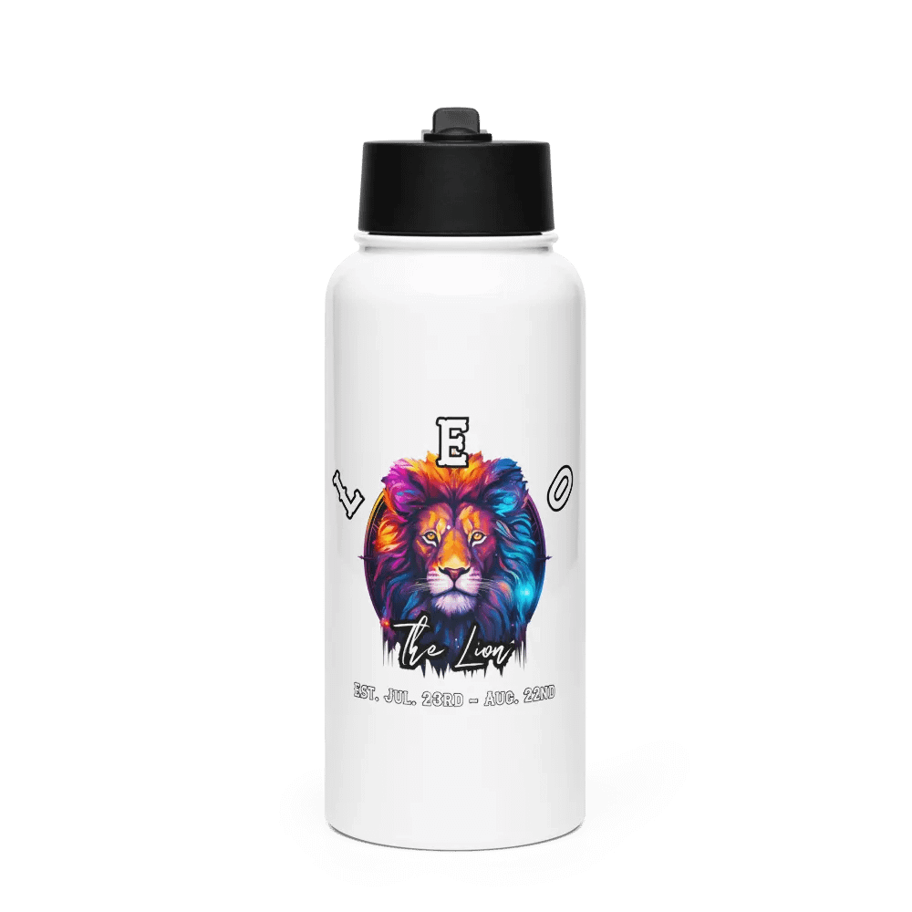 Leo - Zodiac Sports Stainless Steel Water Bottle product image (1)