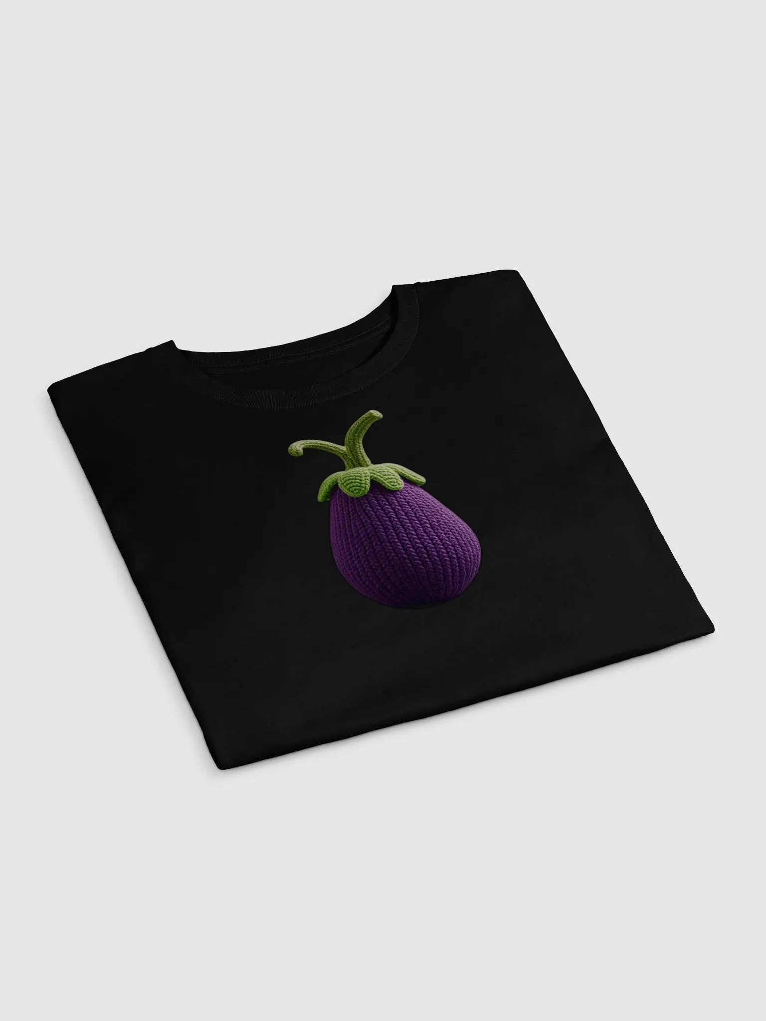 CozyAvocado Women's Premium Egg Plant Crop Top #3 product image (3)