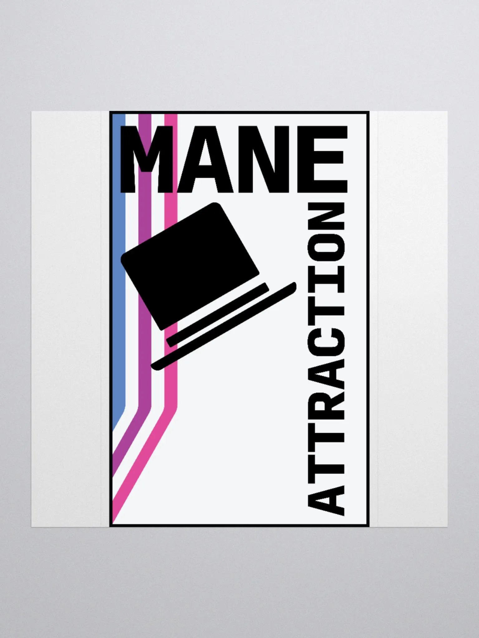 MA White Hat Sticker product image (1)