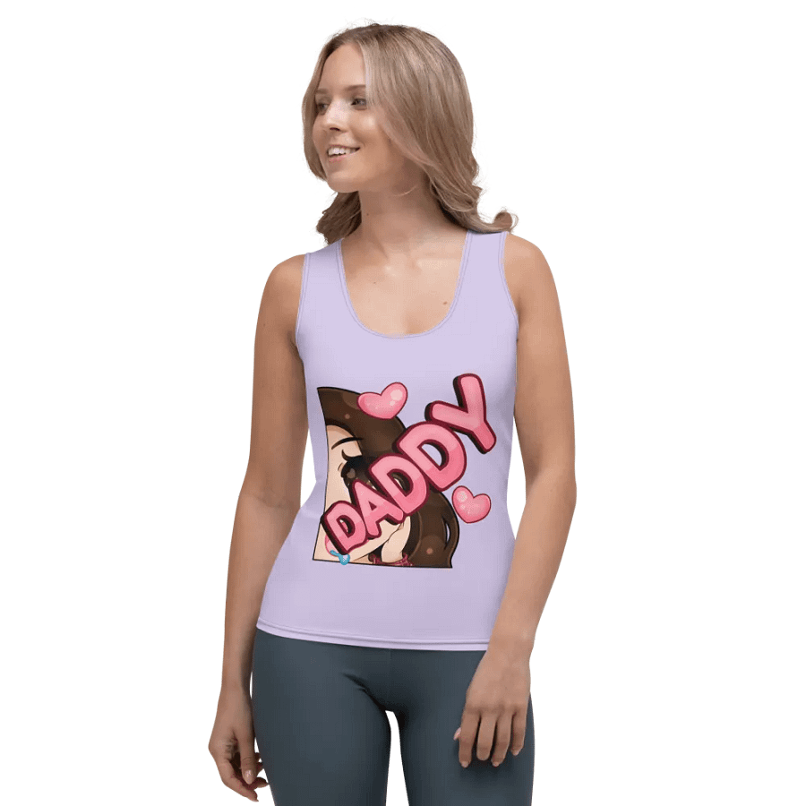 Daddy Emote All-Over Print Women's Tank Top product image (1)