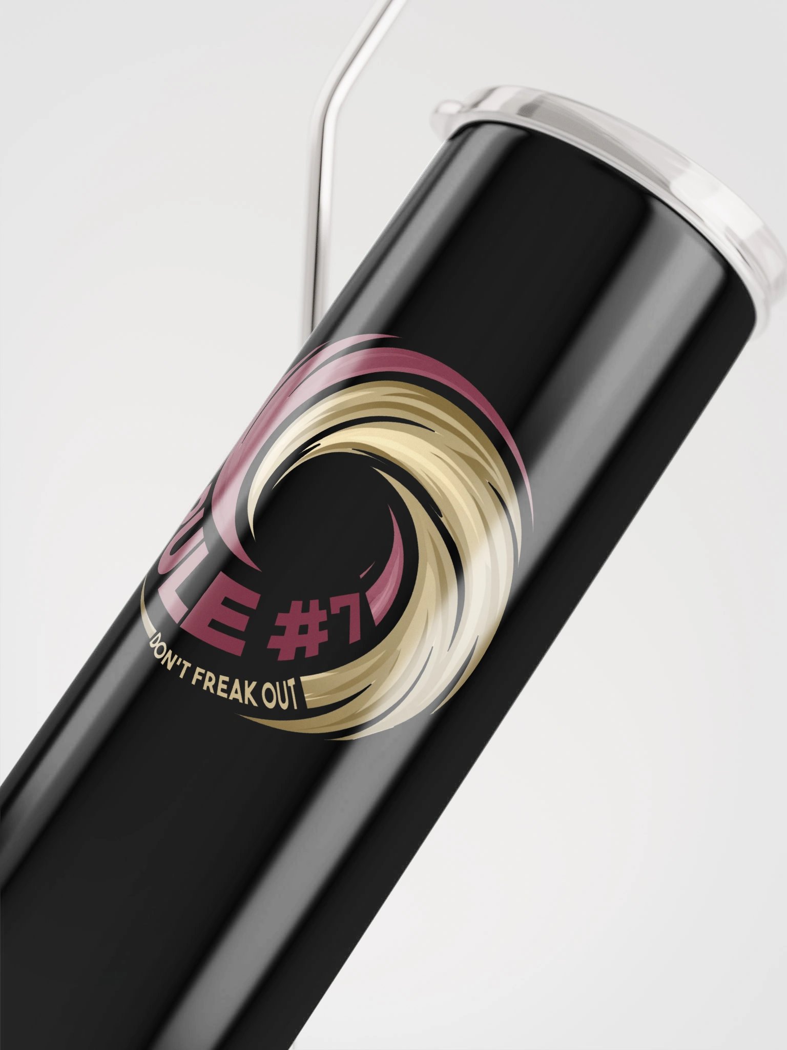 Rule #7 Stainless Steel Tumbler Garnet and Gold product image (8)