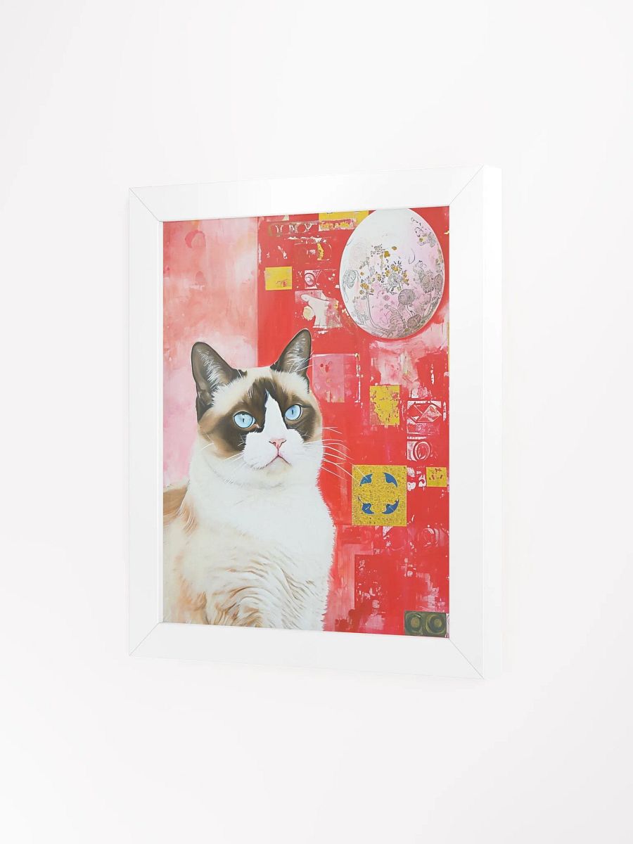 Mystical Siamese Cat Framed Matte Poster product image (3)
