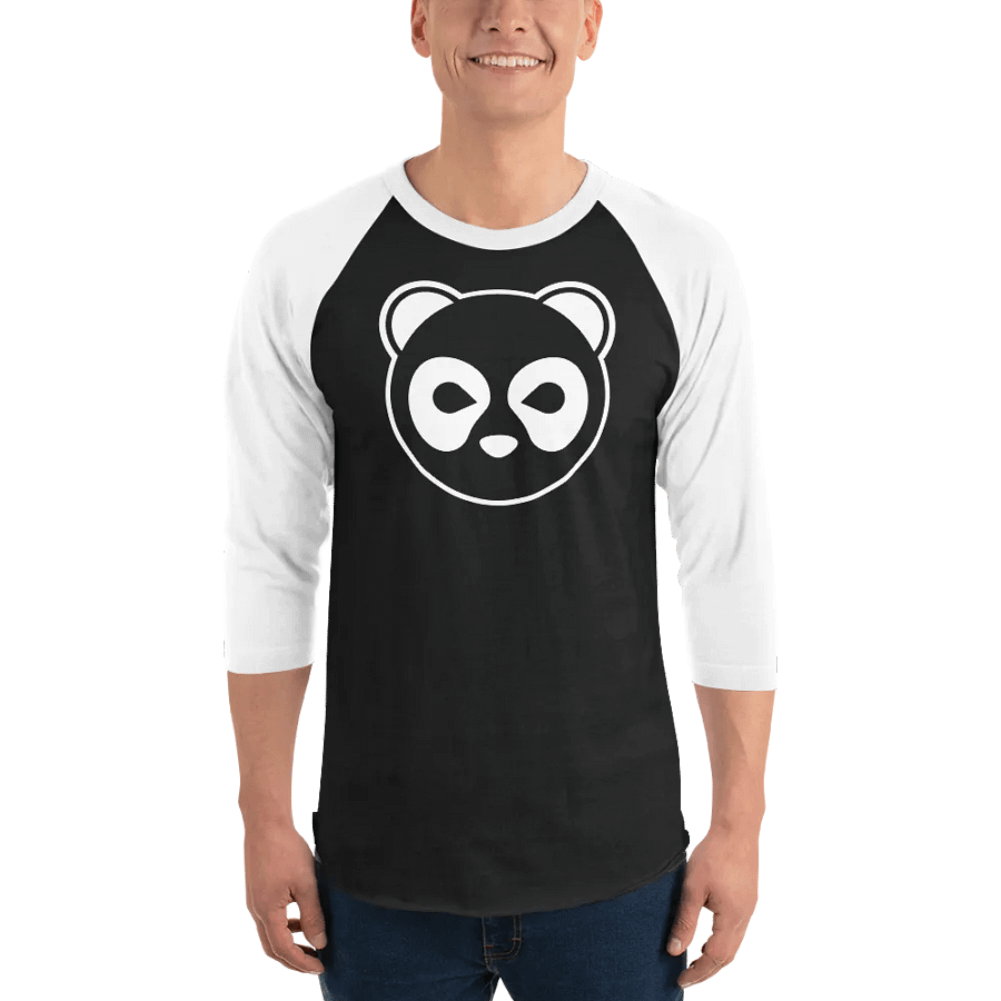 White Logo Baseball Tee product image (1)