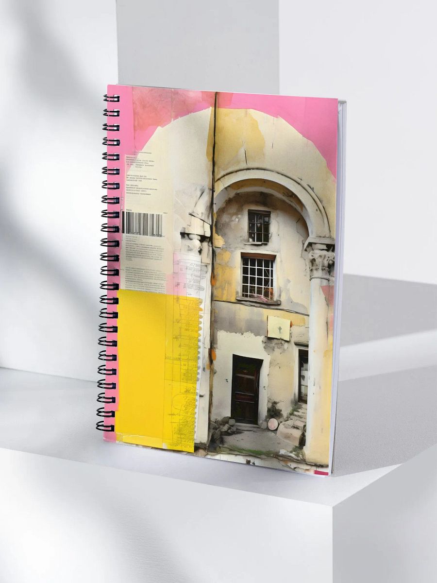 Yellow and Pink Urban Decay Spiral Notebook product image (4)