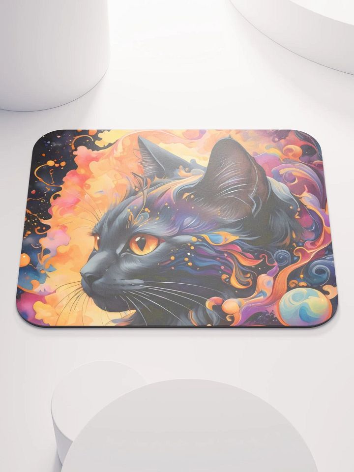 Cosmic Cat Dreams Mouse Pad product image (2)