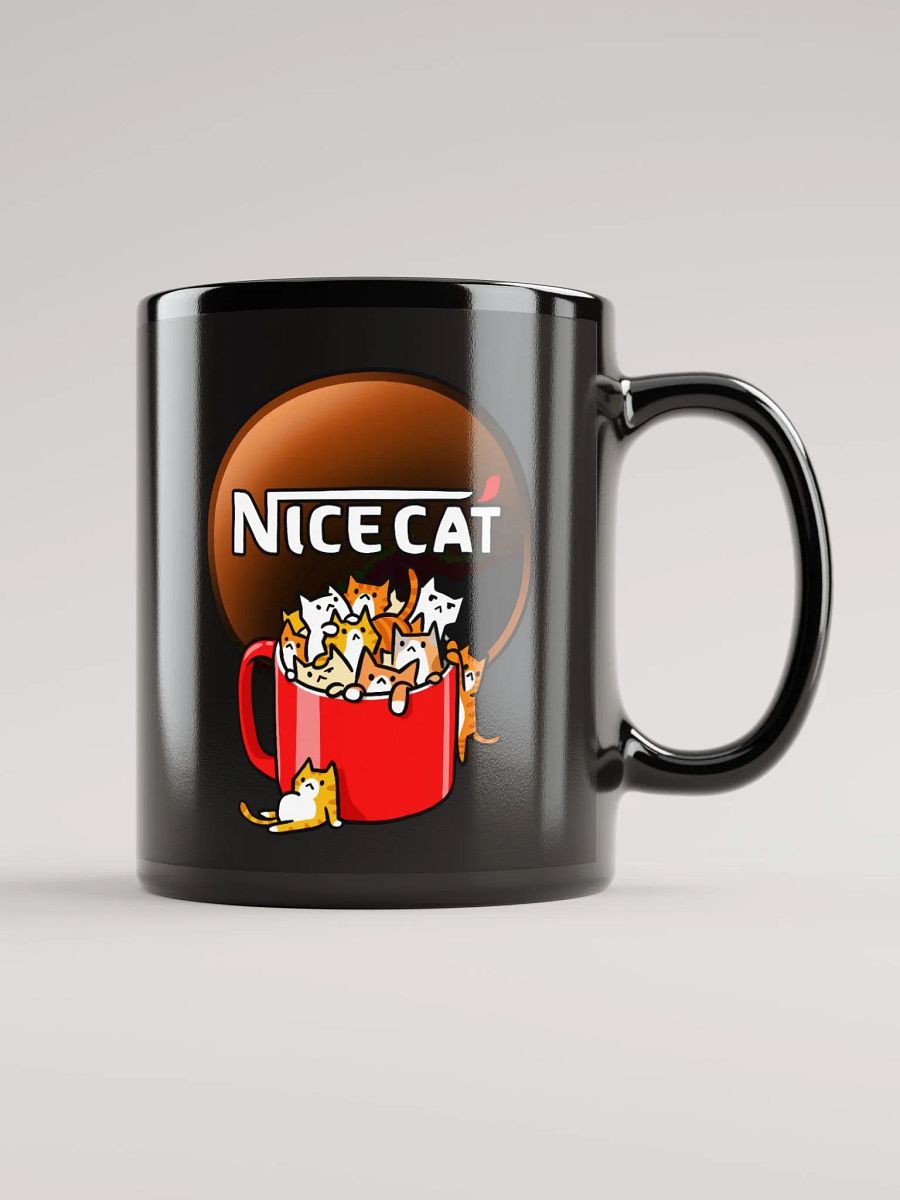 NiceCat Mug (Black) product image (1)