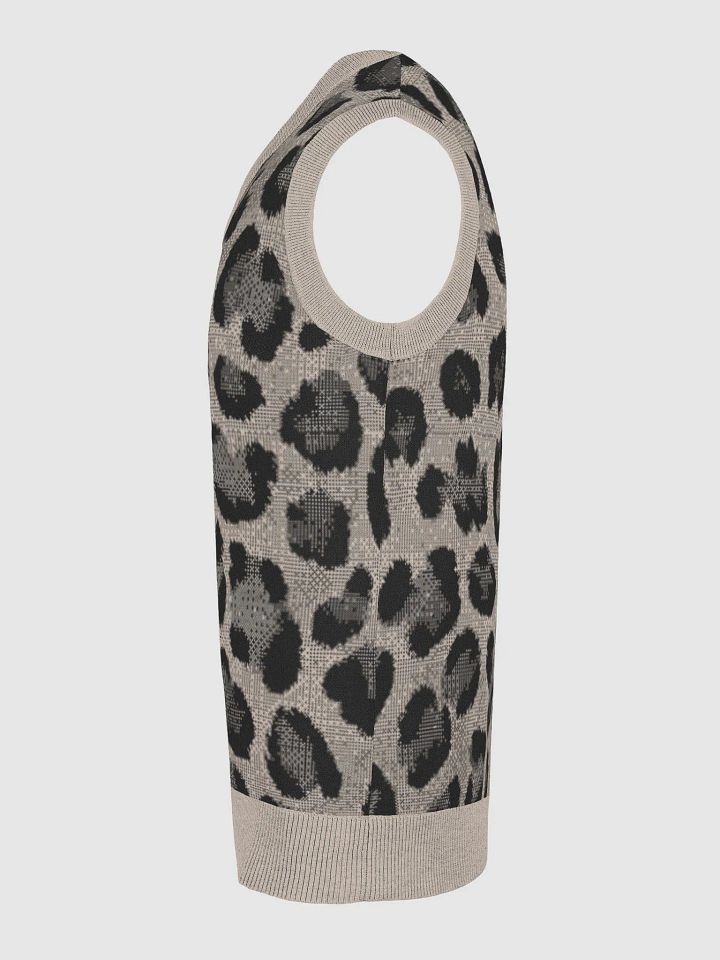 Leopard Luxe V-Neck Vest product image (2)