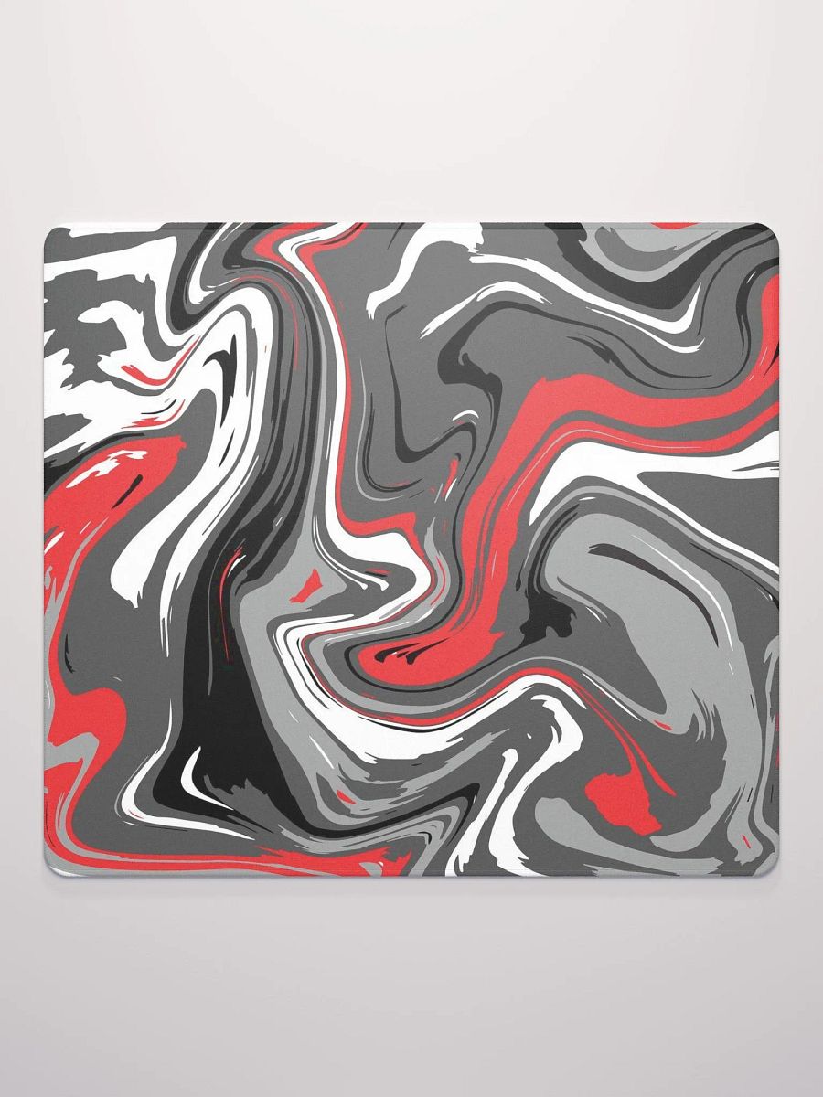 Red, Grey And White DAMASCUS Mousepad product image (2)
