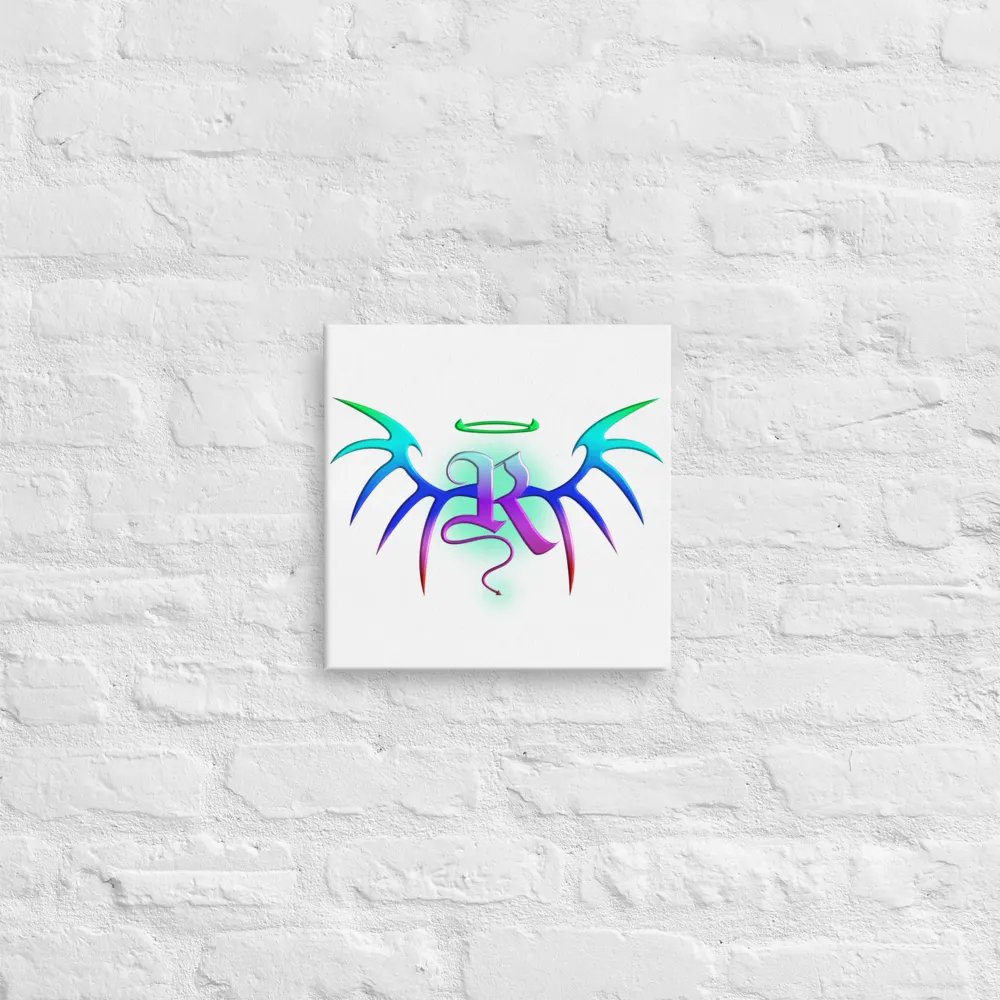 RafaZafar Logo Canvas Print (vaporwave) product image (12)