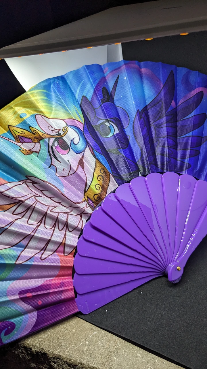 Celestia & Luna Handfan product image (1)