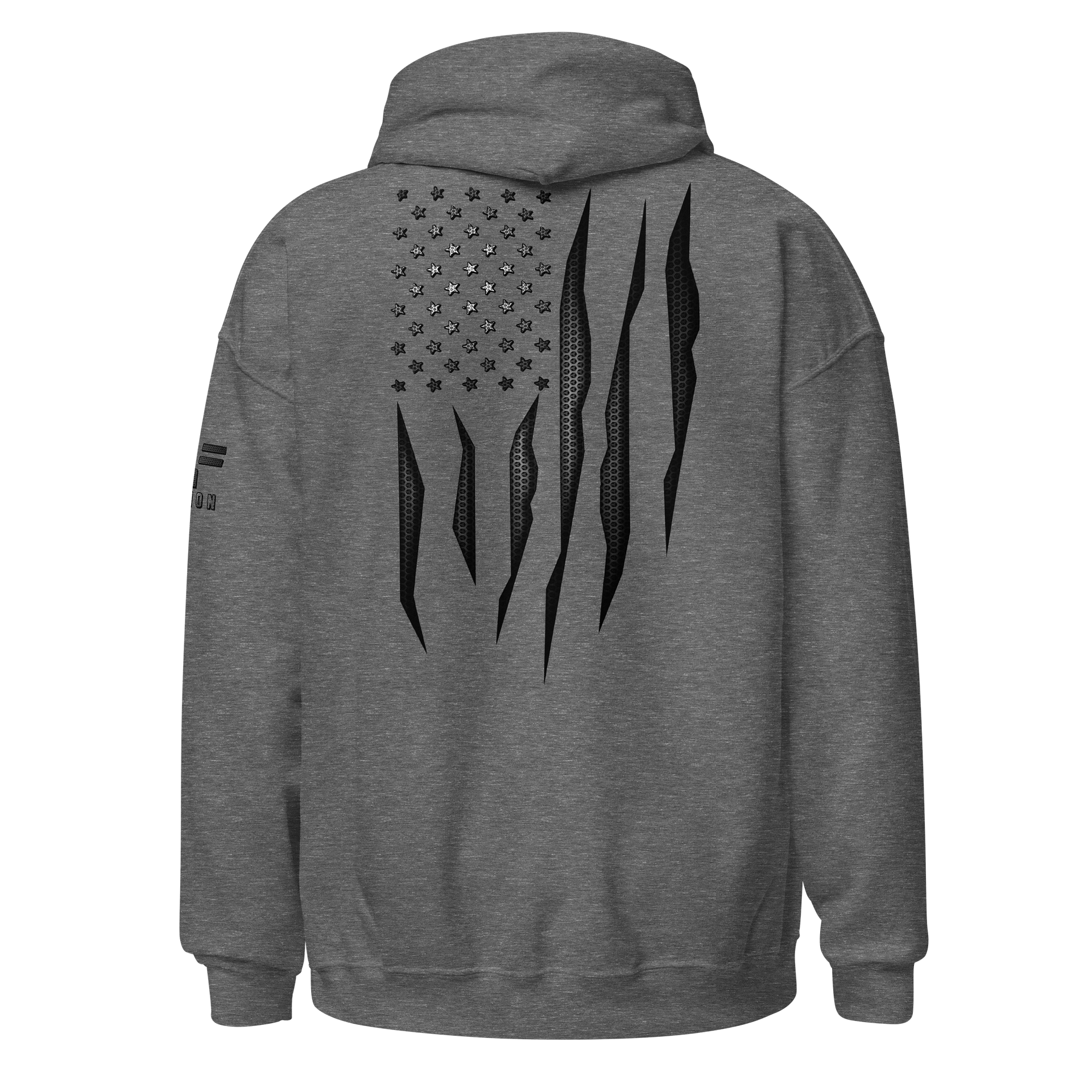 Carbon Onyx American Flag Hoodie product image (1)