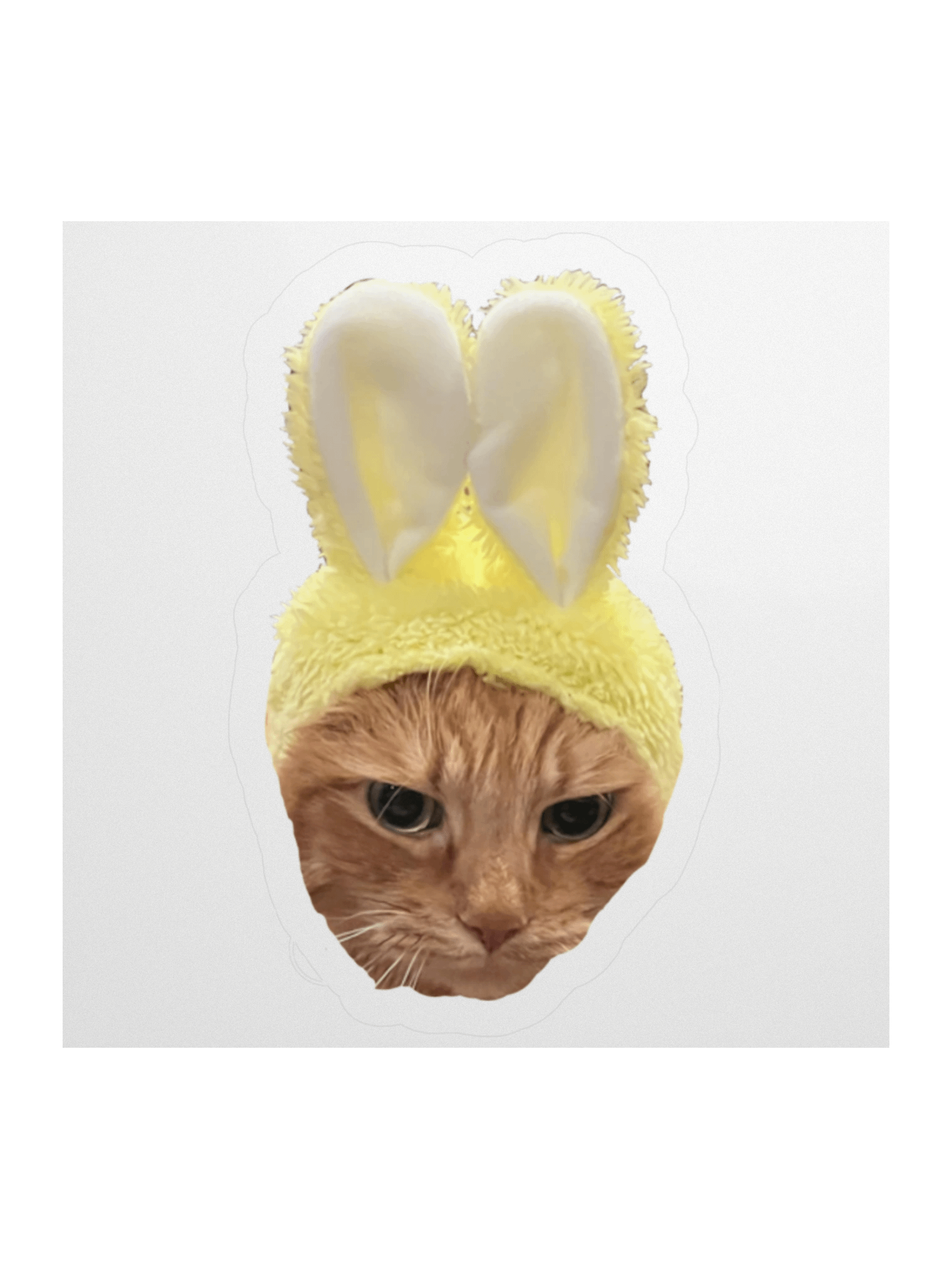 Bunny Cat Linus Sticker product image (2)