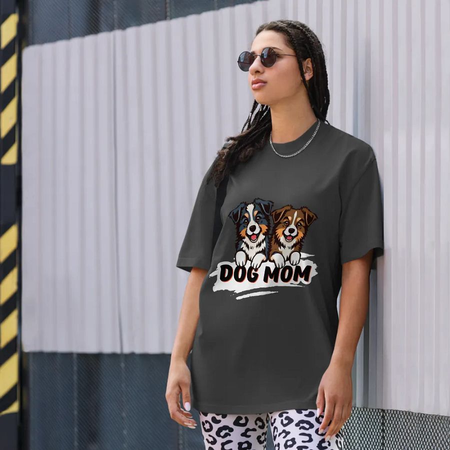 Dog Mom Blue Merle and Brown Aussie product image (6)