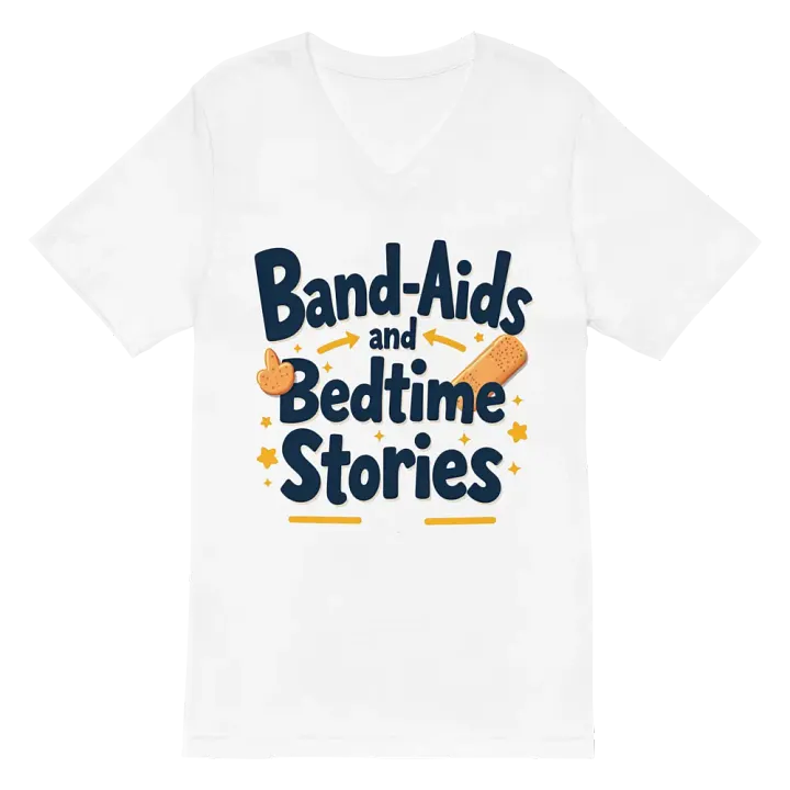 Band-Aids and Bedtime Stories V-Neck Tee product image (6)