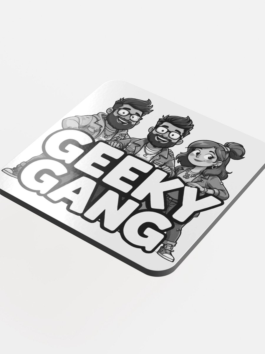 Geeky Gang Glossed Cork Coaster product image (4)