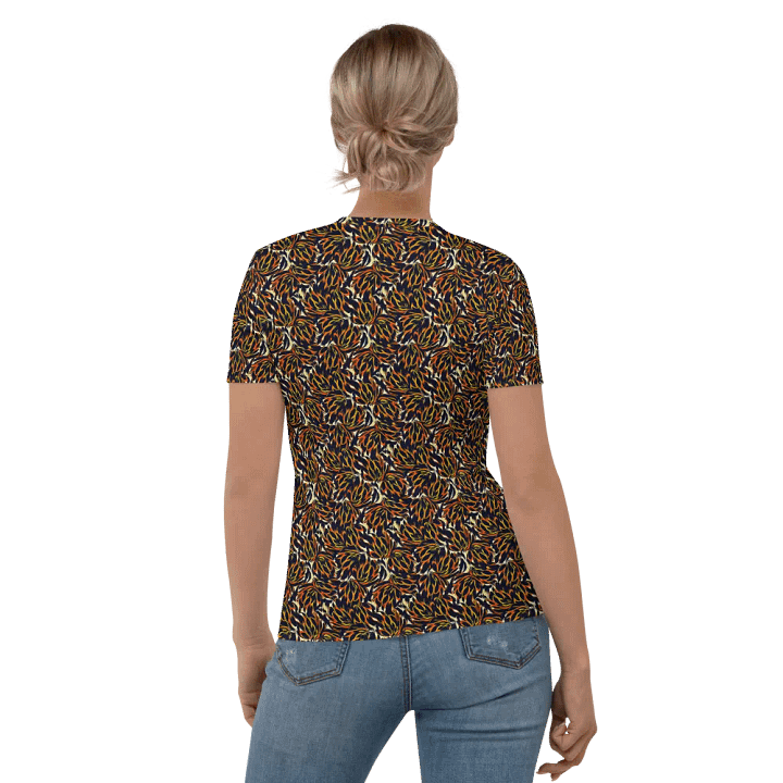 Tiger Flower | Women's Crew Neck T-Shirt product image (2)