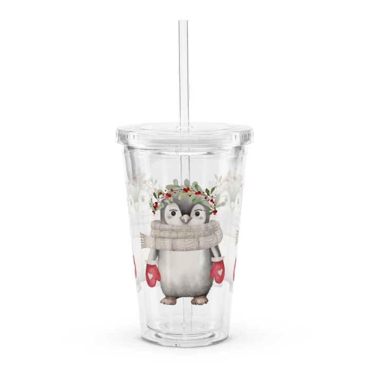 Festive Penguin Party Double Wall Tumbler product image (2)