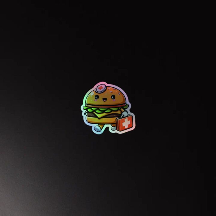 Dr. Burger Holographic Sticker Sheet product image (4)