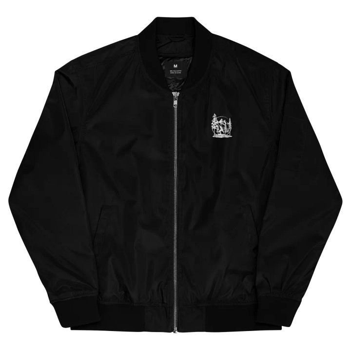 BIGFOOT CASE FILES LOGO WHITE BOMBER JACKET product image (1)