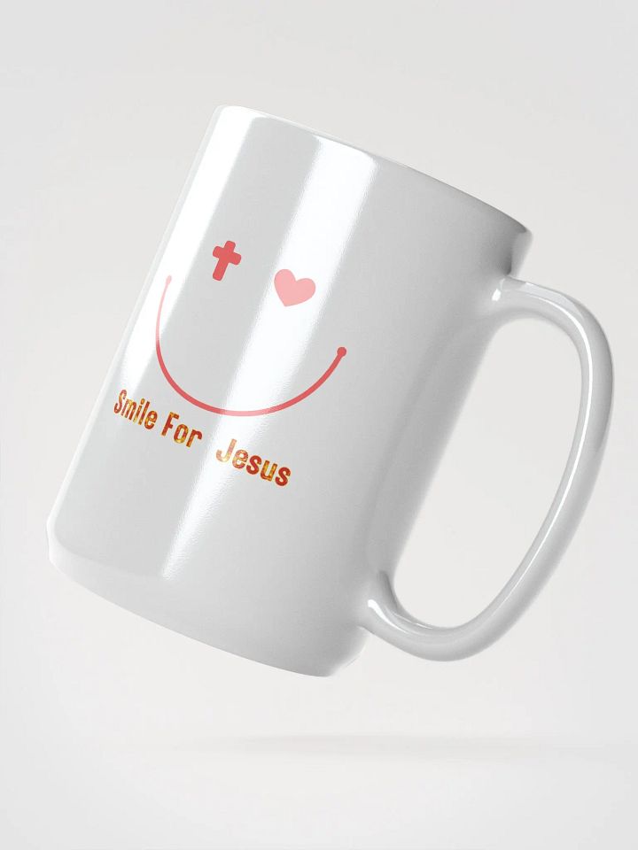 Smile For Jesus White Glossy Mug product image (1)