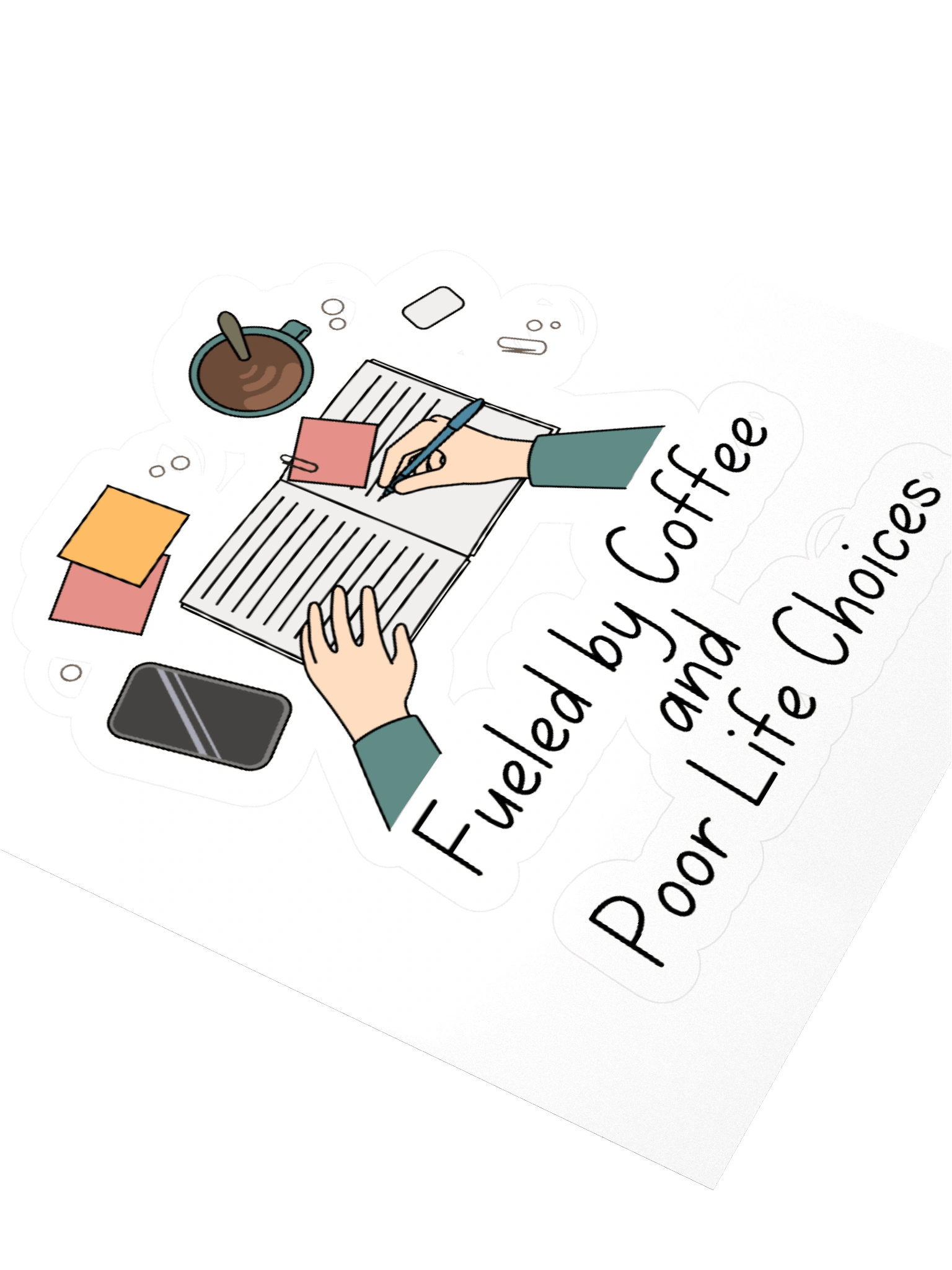 Fueled by Bad Decisions Sticker product image (5)