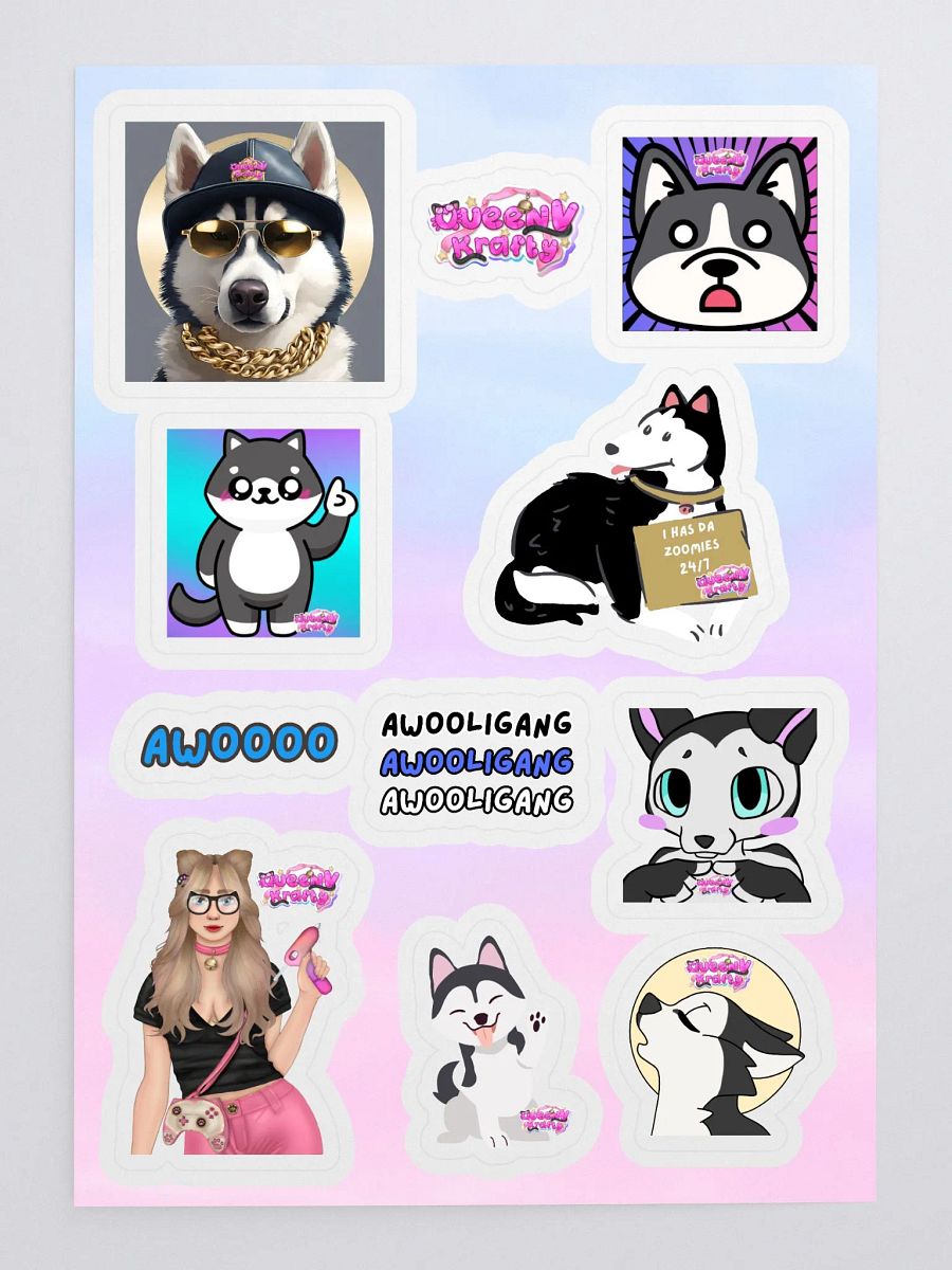 Awoo Tidus Sticker Sheet product image (3)