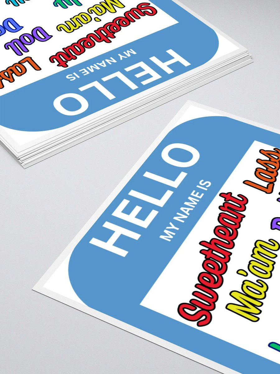 Nicknames Sticker product image (7)
