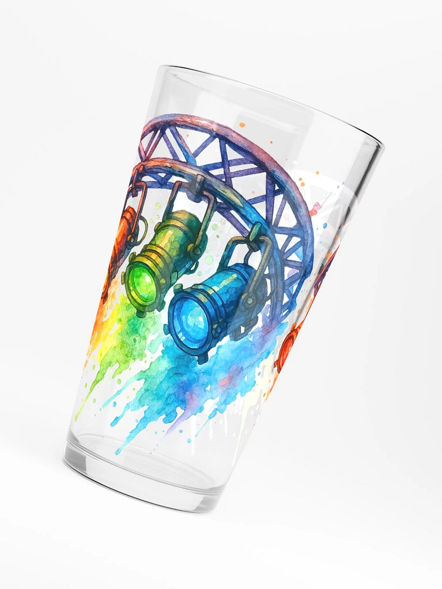 Theatrically Jerry: "Water-PAR II" Watercolor PAR Light Pint Glass product image (6)