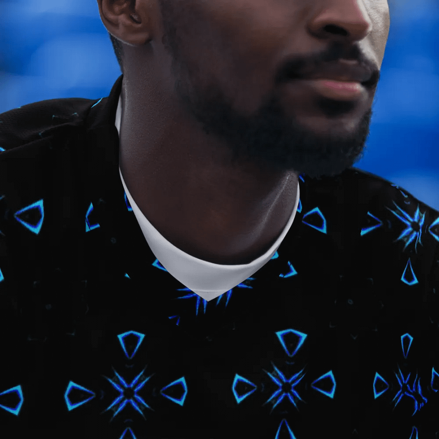 Abstract Multiple Crosses Unisex All Over Print V Neck Sports Jersey product image (8)