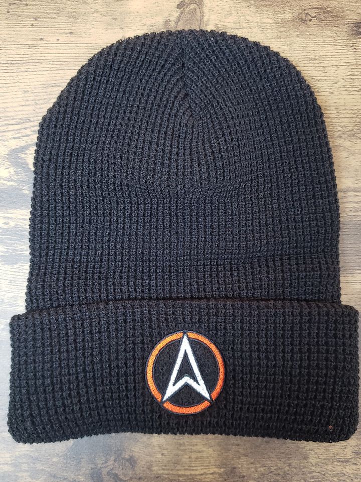 'OA' Symbol Waffle Knit Beanie (Embroidered) product image (1)