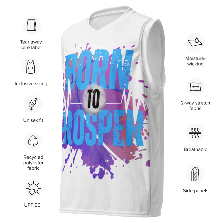Dynamic Born to Prosper Energy Basketball Jersey product image (7)