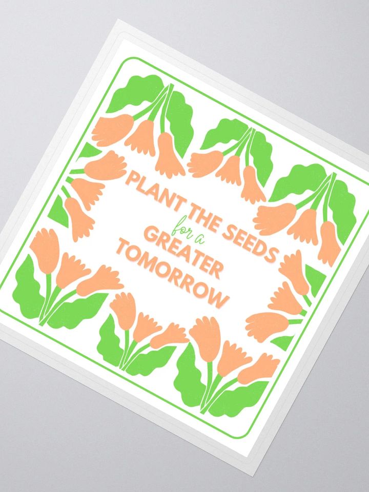 Seeds of Tomorrow Kiss Cut Stickers product image (6)