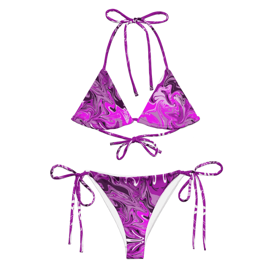 Pink Marbled Bikini Set product image (3)