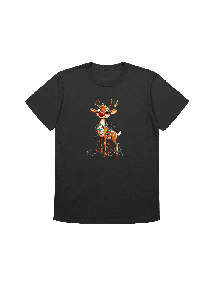 Reindeer Christmas Lights Unisex T-Shirt product image (1)