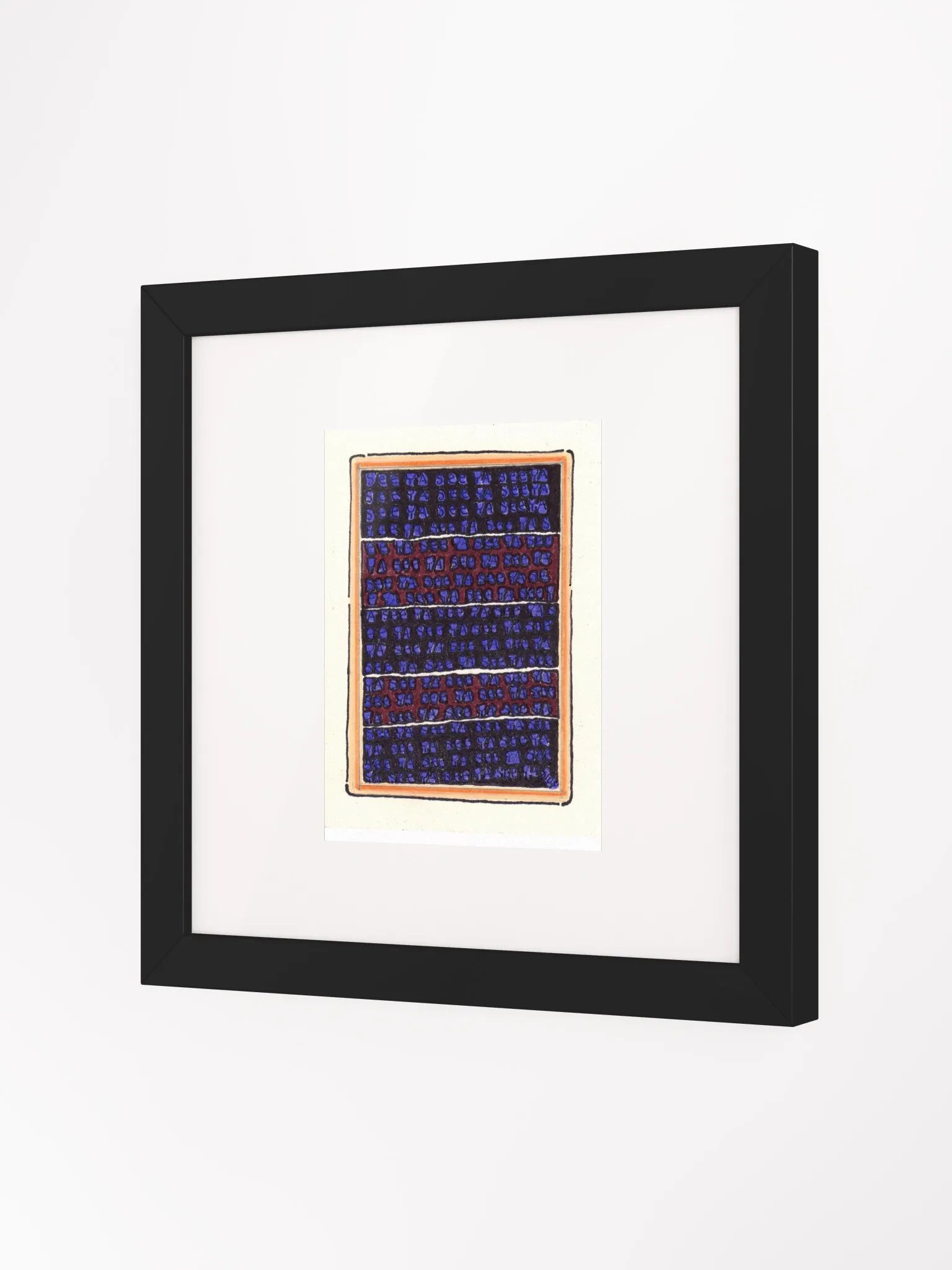 famous last words Panel Card Print Framed product image (4)