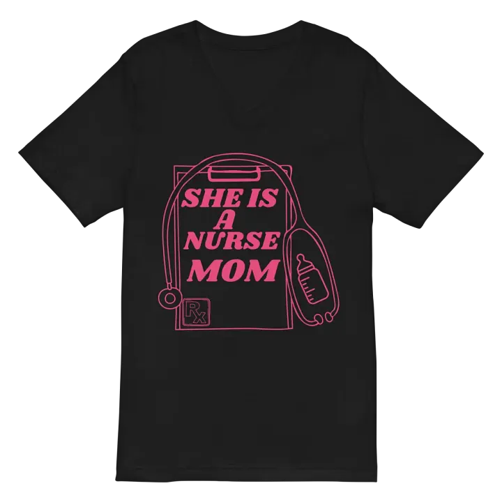Nurse Mom V-Neck Tee product image (3)