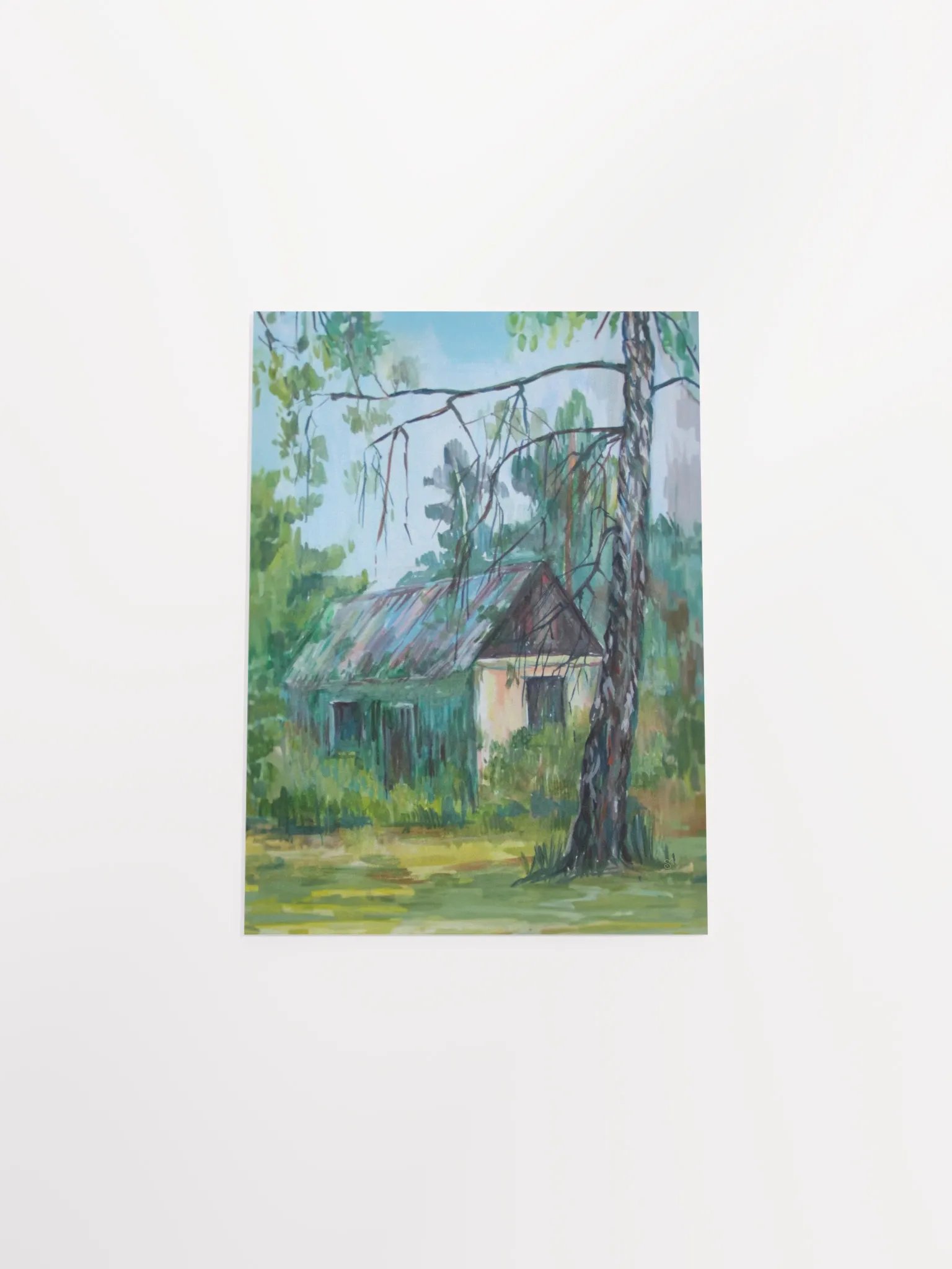 Enchanted Forest Poster Print - Cute Dacha House product image (8)