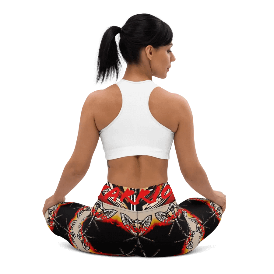 Symmetrical Moth All-Over Yoga Leggings product image (12)