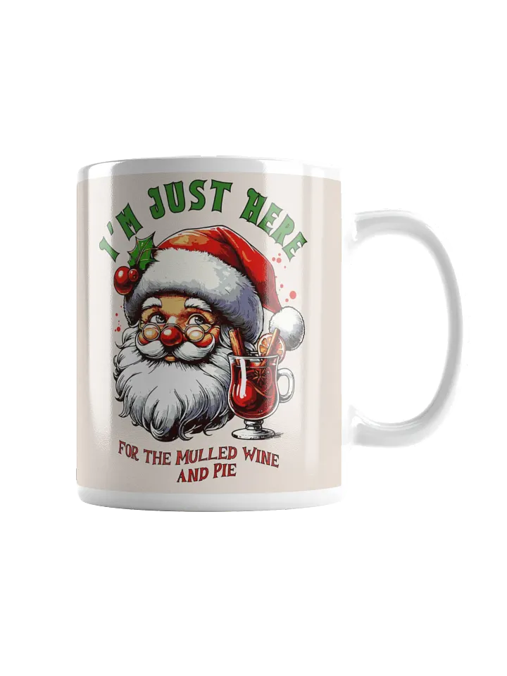 Mulled Wine & Santa Funny Christmas Mug product image (1)