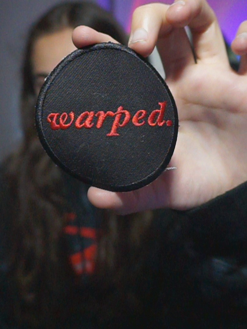 Embroidered Warped Road patch product image (3)