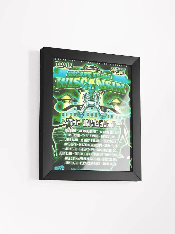 Framed Invasion Tour Poster product image (3)