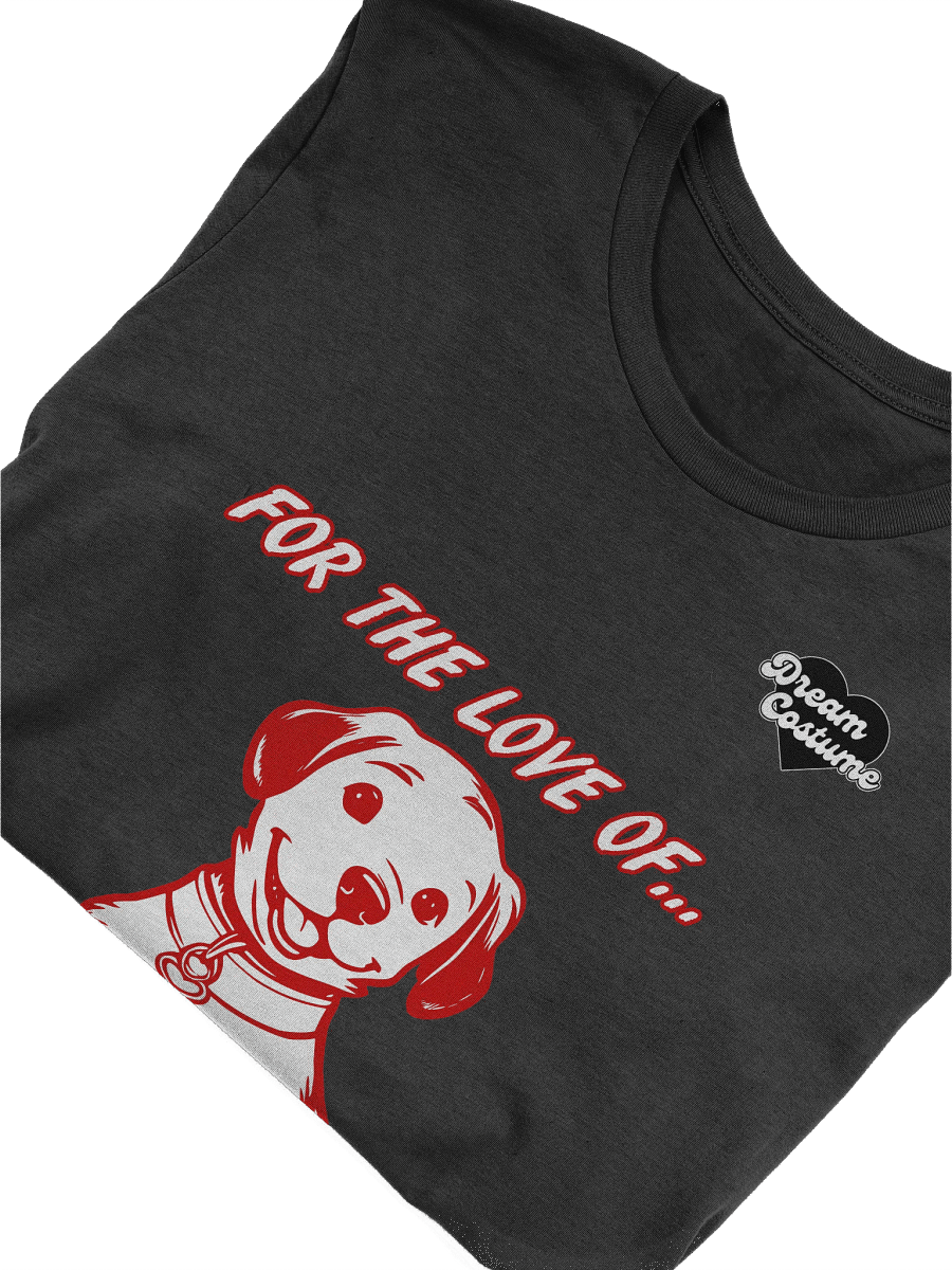 For the Love of Dogs Puppy T-Shirt Black/Red product image (25)