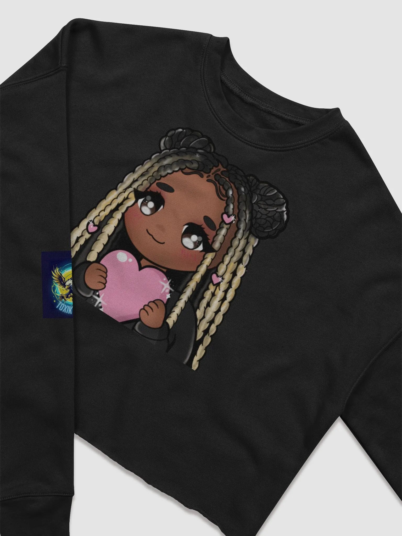 Toxik Tweet Eagle Spirit Women's Crop Sweatshirt product image (3)